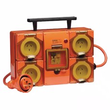 Clipsal - 56 Series Socket Outlet RCD Portable 10A, Resistant Orange Clipsal - 56 Series Socket Outlet RCD Portable 10A, Resistant Orange