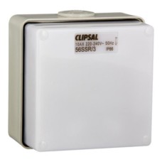 Clipsal Metal Clad Sunset Switch, 3-Wire, 240VAC, 10A, 56 Series, Grey Clipsal Metal Clad Sunset Switch, 3-Wire, 240VAC, 10A, 56 Series, Grey