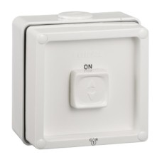 Clipsal - 56 Series Surface Switch, 1 Gang, 1 Pole, 250VAC, 10A, Single Sliding, Resistant White Electric Clipsal - 56 Series Surface Switch, 1 Gang, 1 Pole, 250VAC, 10A, Single Sliding, Resistant White Electric