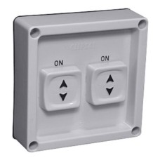 Clipsal - 56 Series Switch Surface, IP66 2 Gang Single Pole 15A Less Enclosure, Grey Clipsal - 56 Series Switch Surface, IP66 2 Gang Single Pole 15A Less Enclosure, Grey
