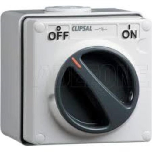 Clipsal - 56 Series, Surface Switch, 1 Gang, 250VAC, 15A, Resistant White Electric Clipsal - 56 Series, Surface Switch, 1 Gang, 250VAC, 15A, Resistant White Electric
