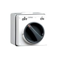 Clipsal - 56 Series Surface Switch 1 Gang, 1 Pole, 250VAC, 63A Resistant White Clipsal - 56 Series Surface Switch 1 Gang, 1 Pole, 250VAC, 63A Resistant White