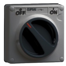 Clipsal - 56 Series Surface Switch IP66 1 Gang 3 Pole 32A Less Enclosure Woolworths Grey Clipsal - 56 Series Surface Switch IP66 1 Gang 3 Pole 32A Less Enclosure Woolworths Grey