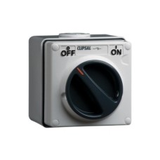 Clipsal - 56 Series Surface Switch 1 Gang, 3 Pole, 500VAC, 50A Grey Clipsal - 56 Series Surface Switch 1 Gang, 3 Pole, 500VAC, 50A Grey