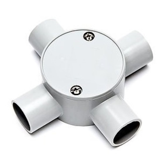 AUSSIEDUCT 25mm JB ROUND 4 WAY AUSSIEDUCT 25mm JB ROUND 4 WAY