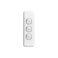 Architrave Three Gang Switch Tesla Architrave Three Gang Switch Tesla
