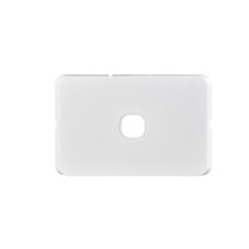 Bevelled Edge 1-Gang Cover Plate WHITE Bevelled Edge 1-Gang Cover Plate WHITE