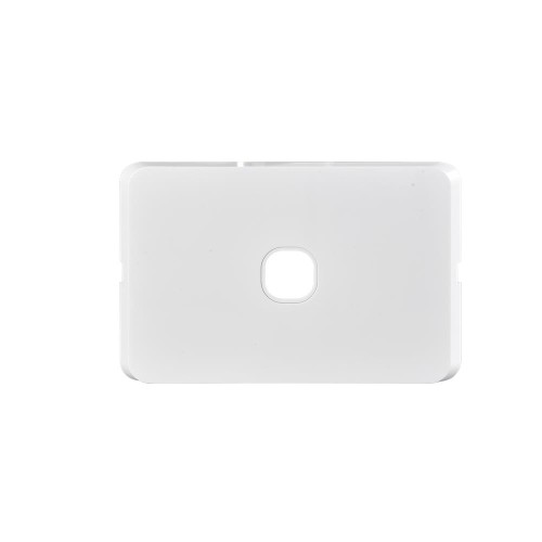 Bevelled Edge 1-Gang Cover Plate WHITE Bevelled Edge 1-Gang Cover Plate WHITE