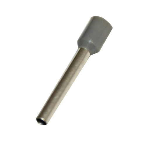 Boot Lace Pin 2.5mm2 18mm Grey Halogen Free Boot Lace Pin 2.5mm2 18mm Grey Halogen Free
