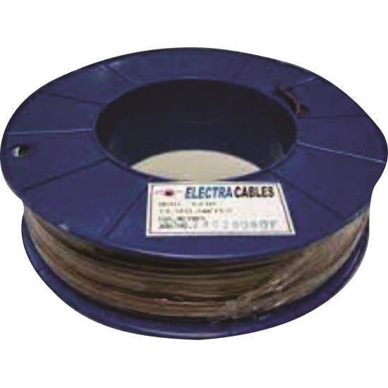 0.75mm2 Brown Flexible Building Wire, Single Core Stranded V90 HT