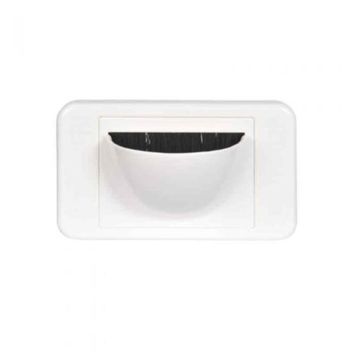 Tesla Bullnose Wall Plate - White Tesla Bullnose Wall Plate - White