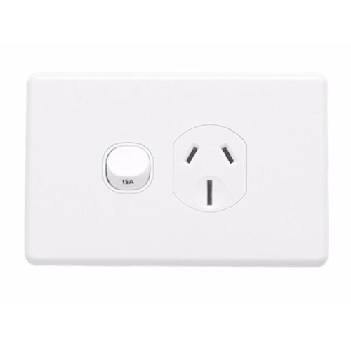 Tesla Single GPO 15A Tesla Single GPO 15A