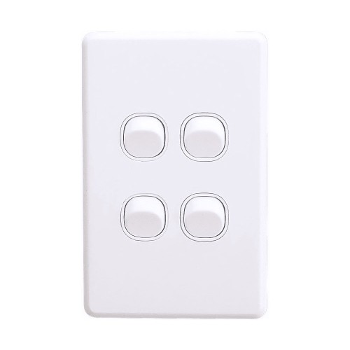 CLIPSAL 10A 4-GANG VERTICAL CLIPSAL 10A 4-GANG VERTICAL