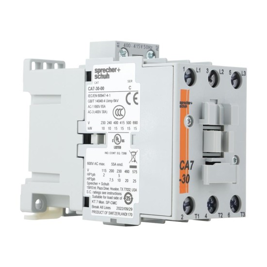 S+S CA7 Contactor 15kW 3Pole 415VAC Coil