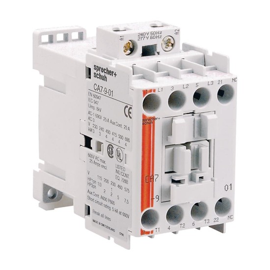 S+S CA7 Contactor 4kW 4Pole 240VAC Coil