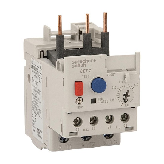 S+S CEP7 Overload Electronic 1.0 to 5A for 9 and 23A S+S CEP7 Overload Electronic 1.0 to 5A for 9 and 23A