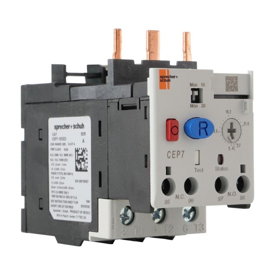 S+S CEP71 Overload Electronic Basic 5.4 to 27A for CA7 30 and 55A S+S CEP71 Overload Electronic Basic 5.4 to 27A for CA7 30 and 55A