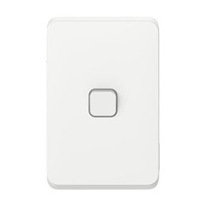 ICONIC 1-GANG SWITCH V/White ICONIC 1-GANG SWITCH V/White