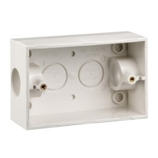 Clipsal Mounting Box with 25 mm End Entries, White Electric Clipsal Mounting Box with 25 mm End Entries, White Electric