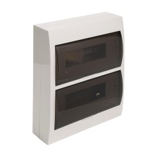 NHP MOD6 CSB Insulated Loadcentre 24 Way Din Surface Door Transparent NHP MOD6 CSB Insulated Loadcentre 24 Way Din Surface Door Transparent