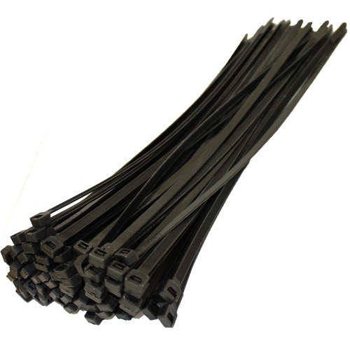 Nylon Cable Tie 370 x 7.6mm UV Rated Black Heavy Duty Nylon Cable Tie 370 x 7.6mm UV Rated Black Heavy Duty