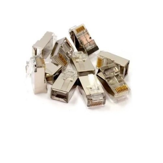 Cat6 Straight Through RJ45 Male Connector Plug Cat6 Straight Through RJ45 Male Connector Plug