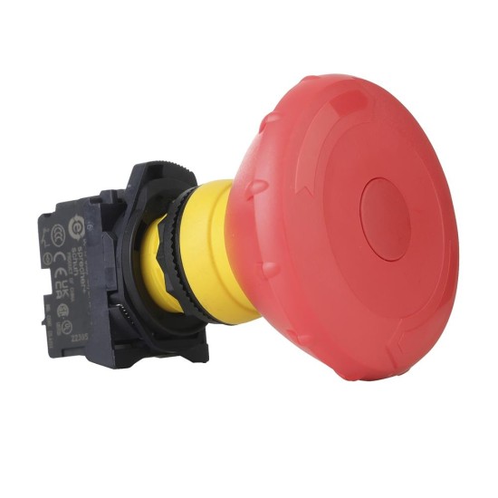 Sprecher and Schuh D7 E Stop 22.5mm Head Only Plastic 2POS 60mm Operator MOM Twist to Release RD 1NC