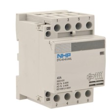 NHP DIN-T DIN Contactors 40A 4 Normally Open Contacts Coil Voltage 240V AC NHP DIN-T DIN Contactors 40A 4 Normally Open Contacts Coil Voltage 240V AC