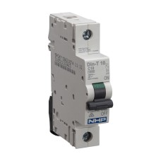 NHP DIN-T Miniature Circuit Breaker 10kA 1Pole 6A C Curve NHP DIN-T Miniature Circuit Breaker 10kA 1Pole 6A C Curve