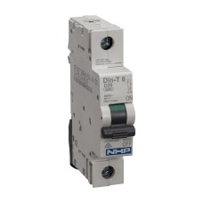 NHP DIN-T Miniature Circuit Breaker 6kA 1Pole 20A D Curve NHP DIN-T Miniature Circuit Breaker 6kA 1Pole 20A D Curve