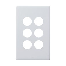Legrand 6-Gang Grid Coverplate