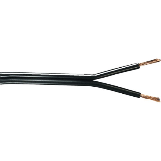 Figure 8 Cable 1.5mm 30/0.25 Cable 100m Drum - ELECTRA F2815 - Black with White Stripe