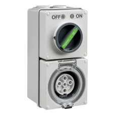 Easy56, Switched Socket, 5 Pin, 10A, 500V Easy56, Switched Socket, 5 Pin, 10A, 500V