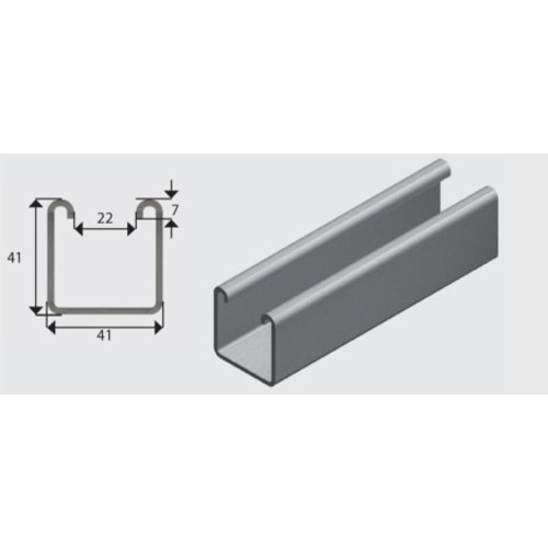 E1000 41x41mm Channel/Strut G E1000 41x41mm Channel/Strut G