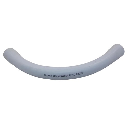 FITTING SWEEP BEND 90DEG COMM 32MM WHITE FITTING SWEEP BEND 90DEG COMM 32MM WHITE