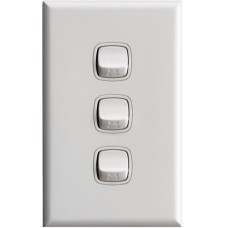 HPM 10A 3 Gang Switch