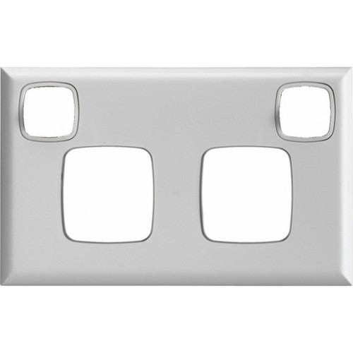HPM XL Double GPO Cover White HPM XL Double GPO Cover White