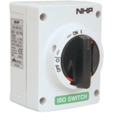 ISO325PG Iso Enclosed Switch 3P 25A Grey Poly Black Handle ISO325PG Iso Enclosed Switch 3P 25A Grey Poly Black Handle