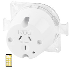 Ikuü smart zigbee plug base clear rear Ikuü smart zigbee plug base clear rear