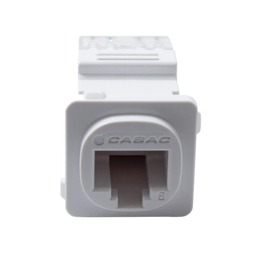 Jack Cat6 RJ45 K/110 Clipsal Style Black PK10 Jack Cat6 RJ45 K/110 Clipsal Style Black PK10