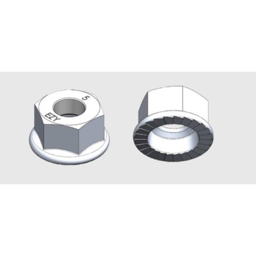 M10 Flange Nut Zinc Et Type M10 Flange Nut Zinc Et Type