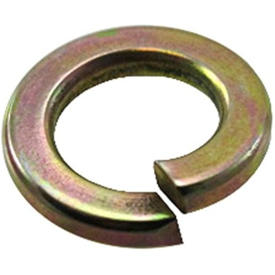 M10 Spring Washer Yellow Zinc Plated