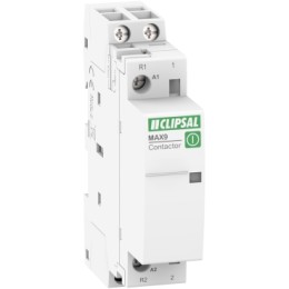 Clipsal MX9C112511 MAX9 Contactor 25A 240V AC 1NO 1NC