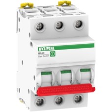 Clipsal MX9MS3100 MAX9 Main Switch 3P 100A Clipsal MX9MS3100 MAX9 Main Switch 3P 100A