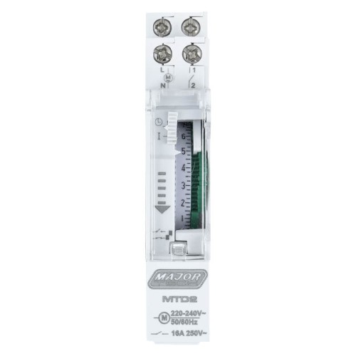 Major Tech MAJMTD2 24 Hour Analogue Timer Major Tech MAJMTD2 24 Hour Analogue Timer