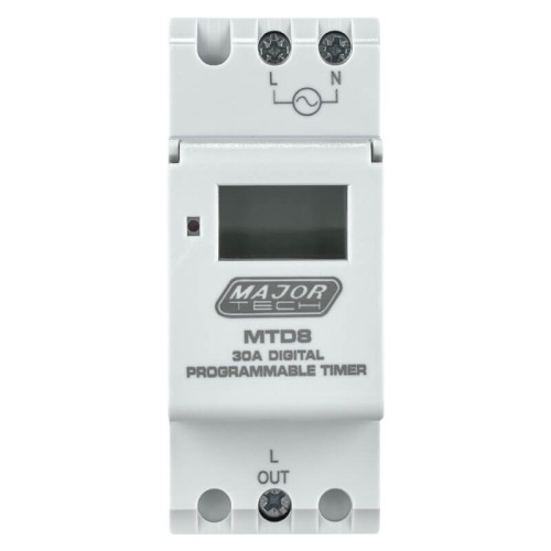 Major Tech MAJMTD8 Digital Programmable Timer