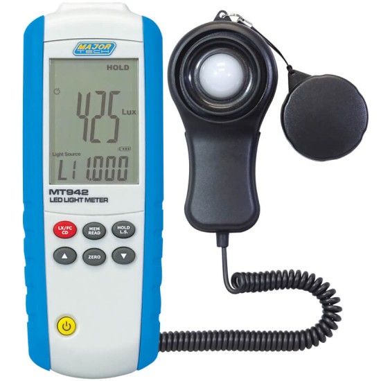 Major Tech MAJMT942 Digital LED Light Meter
