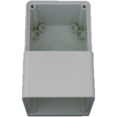Clipsal - 56 Series, Mounting Back Box, Shallow, 2 Gang, Vertical, Grey Clipsal - 56 Series, Mounting Back Box, Shallow, 2 Gang, Vertical, Grey