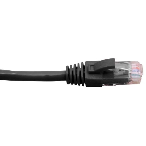 Cabac 1 Metre 4 Pair PVC Unshielded RJ45 - RJ45 Cat6 Black Patch Lead Cabac 1 Metre 4 Pair PVC Unshielded RJ45 - RJ45 Cat6 Black Patch Lead