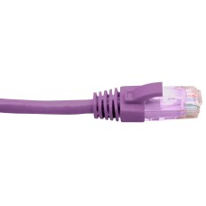 Cabac 1 Metre 4 Pair PVC Unshielded RJ45 - RJ45 Cat6 Purple Patch Lead Cabac 1 Metre 4 Pair PVC Unshielded RJ45 - RJ45 Cat6 Purple Patch Lead